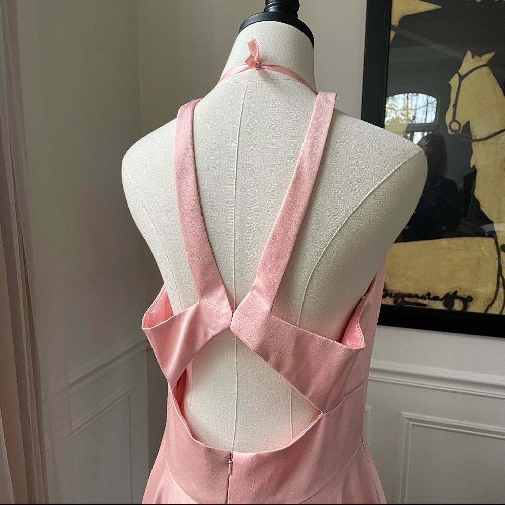 Glow Pink Princess Prom Drew Formal Gown Rhinestone 10 - Picture 6 of 10